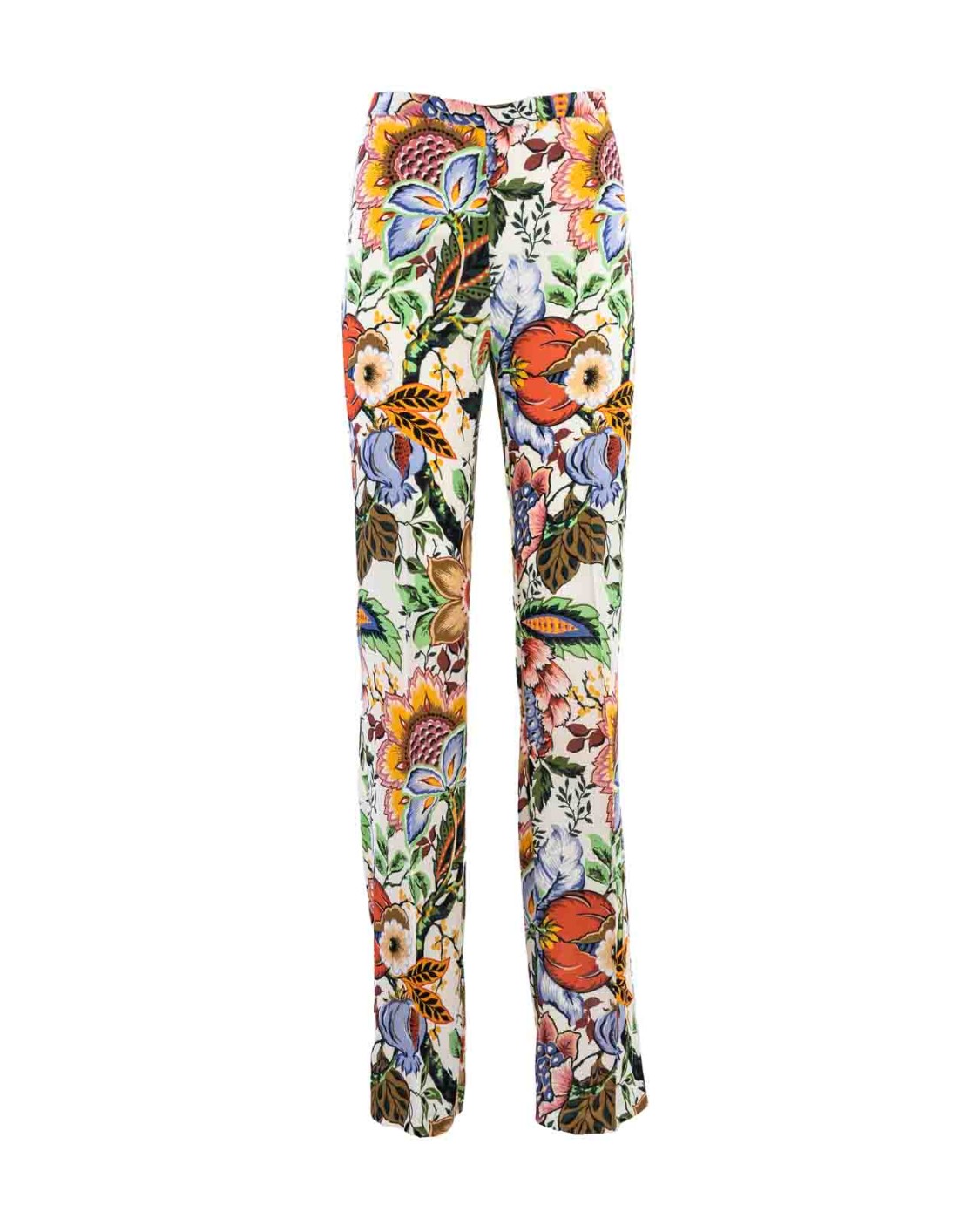 shop ETRO Saldi Pantalone: Etro pantaloni bouquet multicolori.
Pantaloni palazzo dalla linea slim con piega stirata.
Realizzato in sablé stretch con stampa d'ispirazione bouquet multicolor all over.
97% viscosa, 3% elastan.
Vestibilità slim.
Vita alta.
Chiusura cerniera sul retro.
Fabbricato in Italia.. WREA0006 99SPD52-X0800 number 1961051